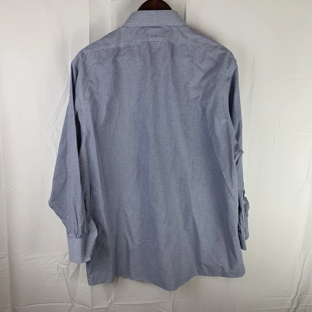 Brooks Brothers Blue Regent Shirt Size 17 1/2 - 2/3 Non Iron Cotton Striped‎